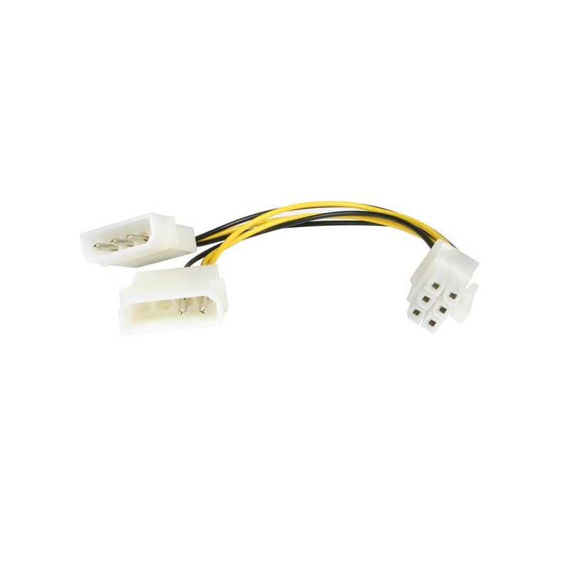 StarTech.com 6IN LP4 TO 6 PIN PCIE ADAPTER StarTech.com 6IN LP4 TO 6 PIN PCIE ADAPTER